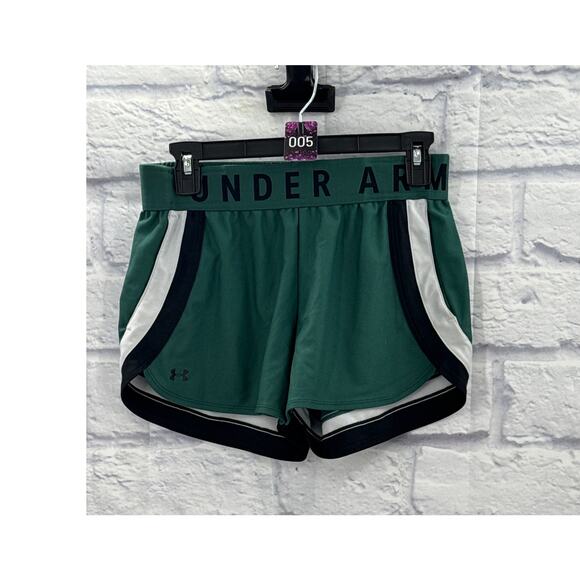 Under Armour Pants - Under Armour Womens Loose Fit Heat Gear Green Black White Small